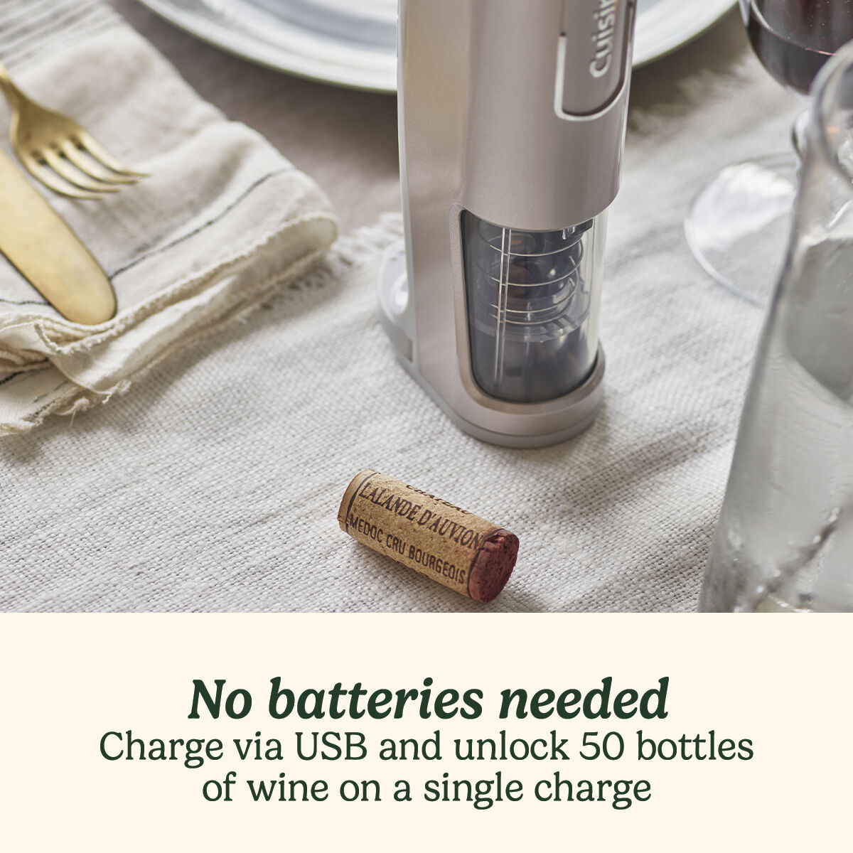 Cuisinart wine opener discount
